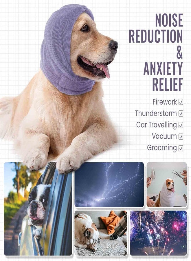 IDOMIK Dog Calming Hoodie No Shake Ear Wraps for Dogs, Quiet Head Covers for Noise Reduction & Anxiety Relief, Dog Ear Covers Muffs Head Wraps for Bath Hematoma Grooming Firework Force Drying - Image 5